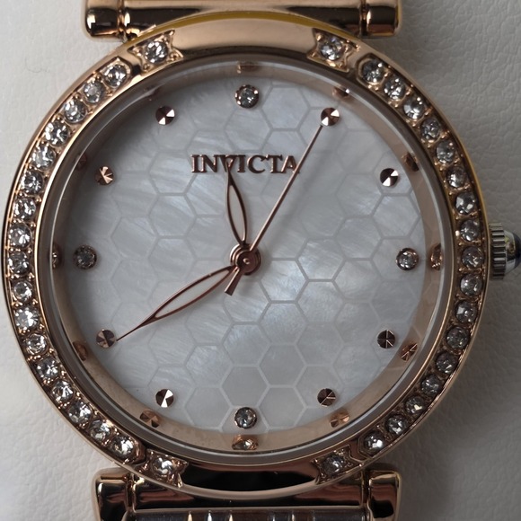 NEW Invicta Wildflower Women's Watch - 32mm Rose Gold Steel (69285) #0488